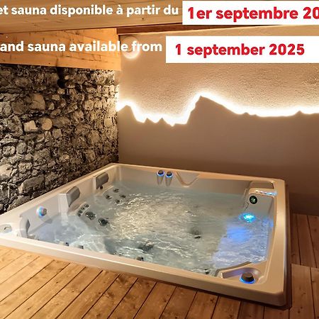 Chez Leon, Jacuzzi Et Sauna Des Le 1Er Septembre 2025 Samoëns Exterior foto